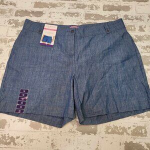 2576 NWT Isaac Mizrahi Tailored Short Women's Size 16‎